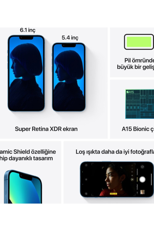 iPhone 13 128 GB Mavi iPhone 13 128 GB Mavi